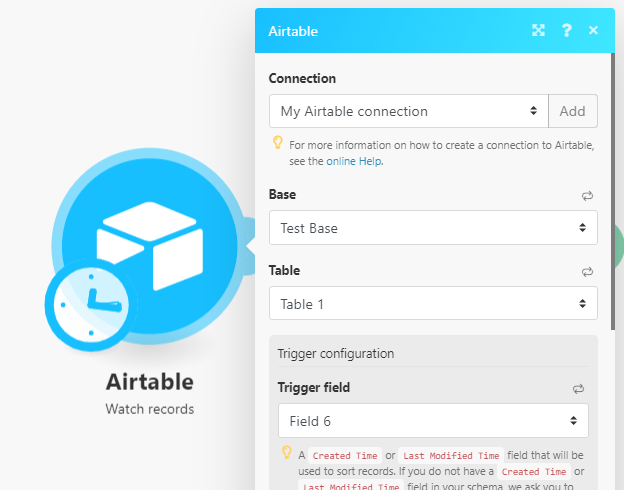 integromat-airtable-module-watch-records