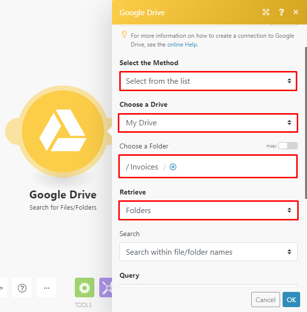 configuration-of-the-google-drive-search-for-files-folders-module-part-1