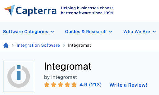 capterra-integromat-reviews-screenshot