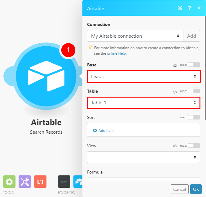airtable-search-records-module-base-and-table-selection