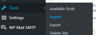wordpress migration import tool-alt